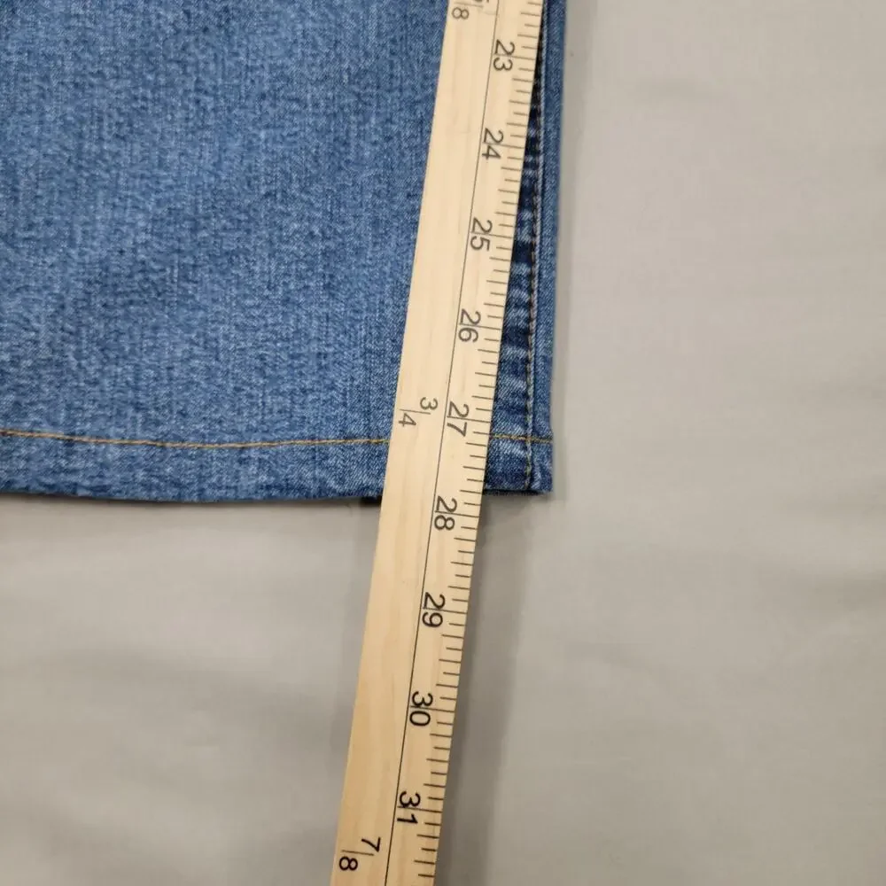 Lauren Ralph Lauren Womens Classic Straight Jeans 16W Stretch Midrise Casual Fit